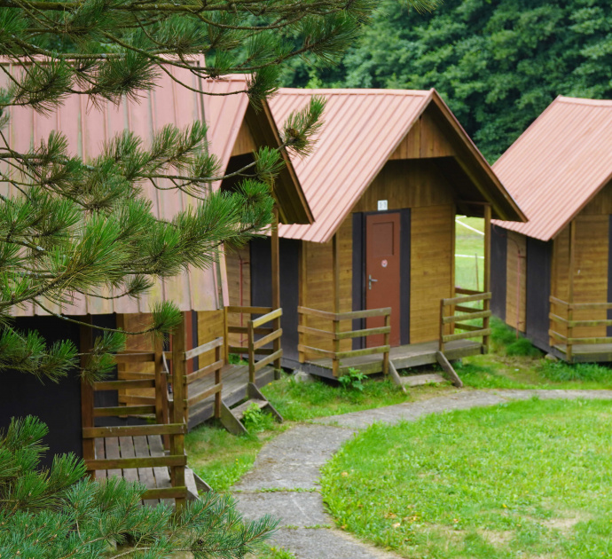 Camping or casual accommodation
